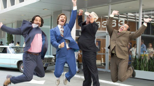 anchorman news team jumping