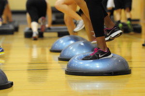 group fitness, bosu ball
