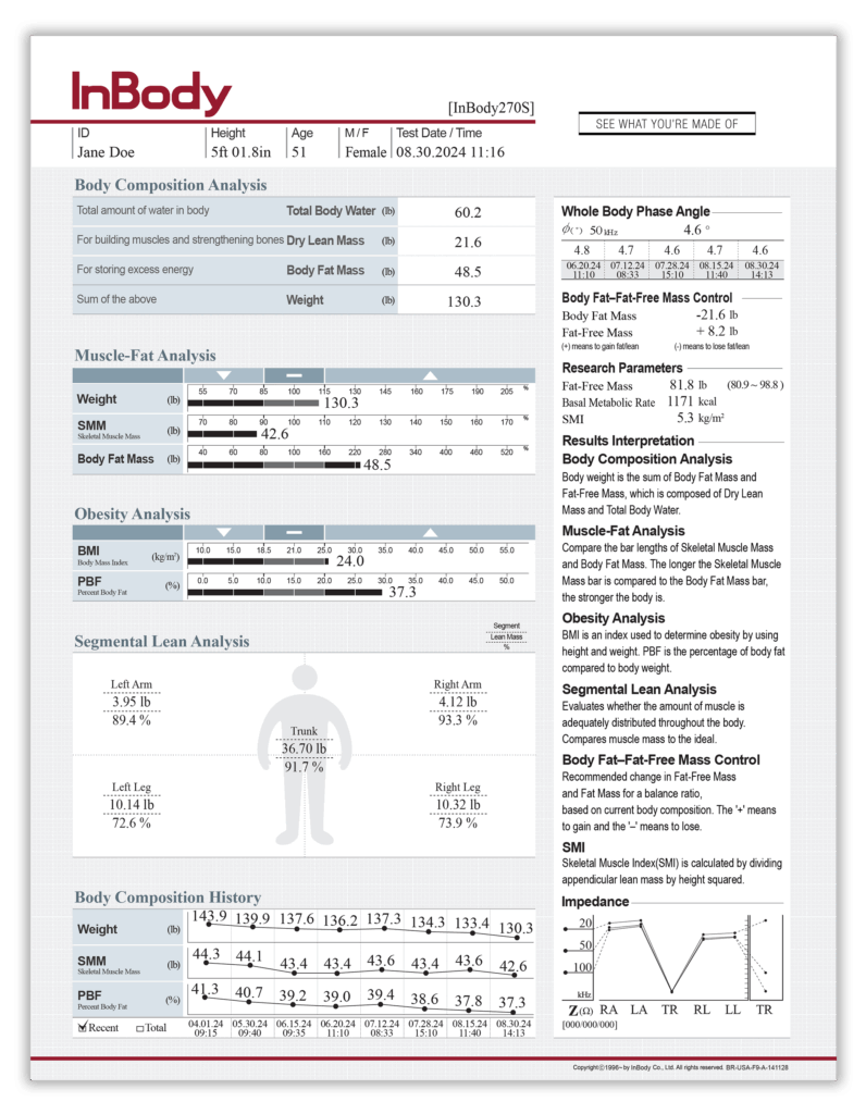 InBody Assessment - UNC Campus Rec